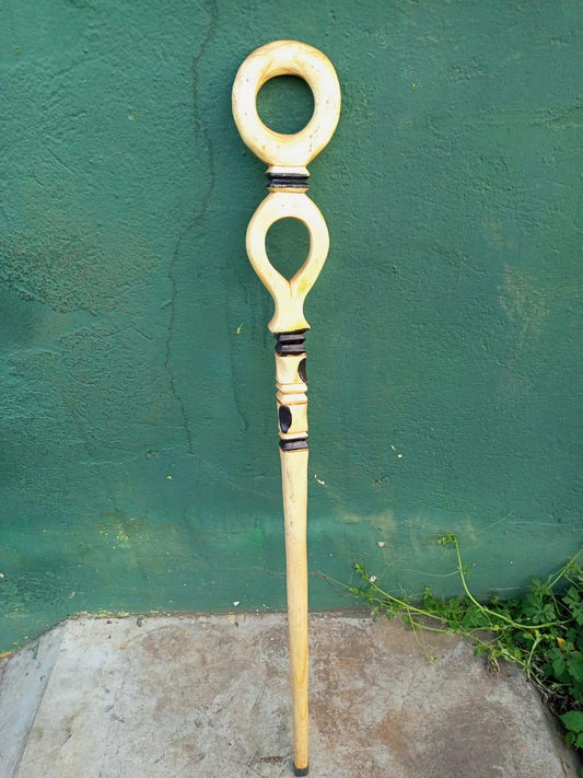 African wood Original Hiking Walking stick/Handmade Kenya Africa Mahogany Hardwood UnisexCane/Hand designed Cane/ Wooden walking stick