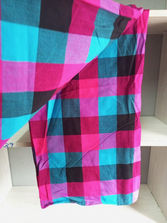 Authentic Maasai Shuka Blanket - Traditional African Tribal Wrap, Red Plaid Safari Blanket for Home Décor or Outdoor Adventures