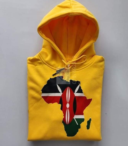 African unisex  yellow hood /Handmade Custom Winter Hood/Cozy, Warm,Cold Weather hood/Custom Winter Hood/Personalized Winter chrstmass gift