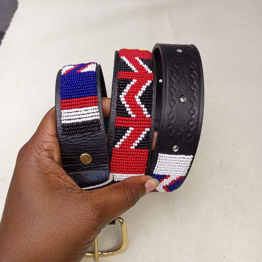 Maasai belt, Leather belt, Beaded belt, Handmade belt, Christmas gifts for loved ones African beaded belt, unisex belt, Casual belt, Boho