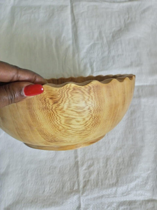 Handmade Wooden Bowl Candle | Christmas Soy Candle bowl| Holiday Gift | Rustic Home Decor | Aromatherapy Candle in Wooden Bowl