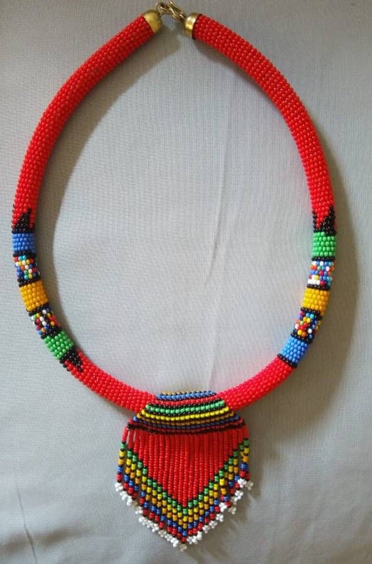 Boho Statement Jewelry/Colorful Seed Bead Necklace/Layered Necklace for Women/Gift for Her/Handmade Beaded Necklace/gift for women
