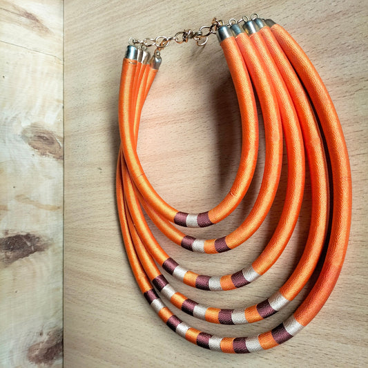 Boho Statement Jewelry/Colorful Seed Bead Necklace/Layered Necklace for Women/Gift for Her/Handmade Beaded Necklace/gift for women