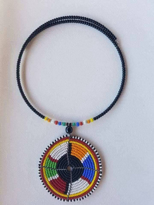 Boho Statement Jewelry/Colorful Seed Bead Necklace/Layered Necklace for Women/Gift for Her/Handmade Beaded Necklace/gift for women