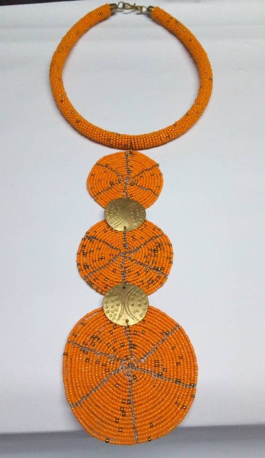 Boho Statement Jewelry/Colorful Seed Bead Necklace/Layered Necklace for Women/Gift for Her/Handmade Beaded Necklace/gift for women