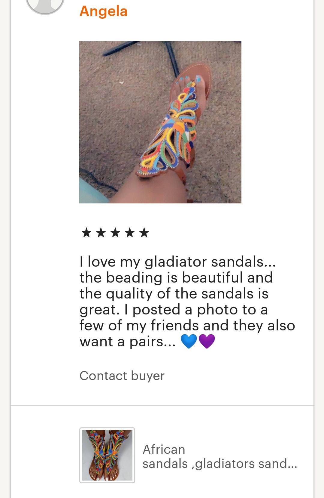 Handmade African Beaded Sandals/Authentic Maasai-Style Leather Flip-Flops Women/Boho Beach Sandals/Comfortable Summer Sandal African Gifts