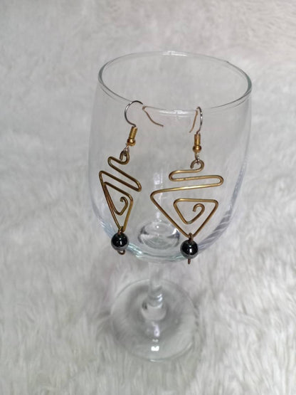Maasai earrings / Set of 6 African earrings /brass earrings /Jewelry /Jewellery /African brass earrings, christmas earrings for loved ones.