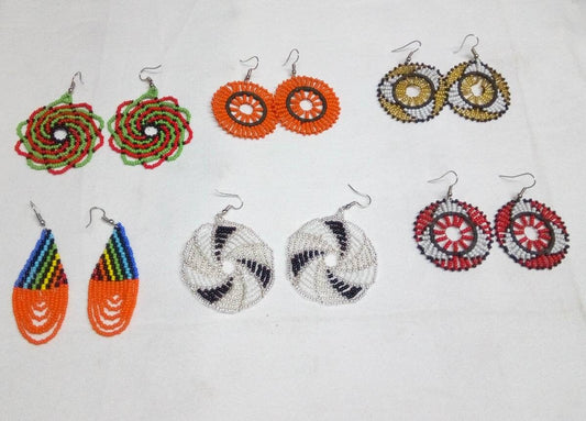 Colorful Boho Style Jewelry/Seed Bead Dangle Earrings for women/Lightweight & Trendy Giftgift for women