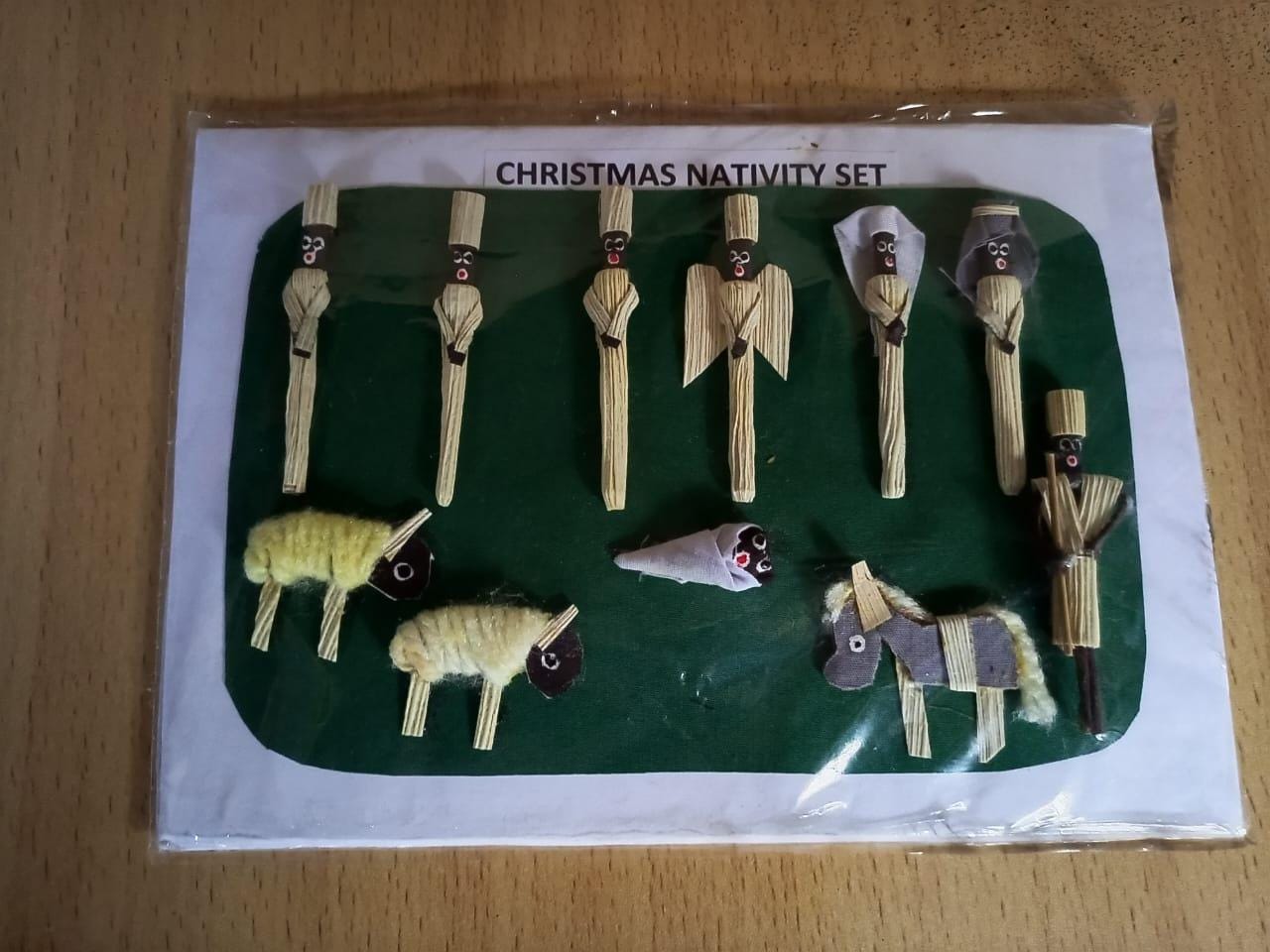 Handmade Nativity Christmas Card Set/Religious Holiday Cards/Christian GreetingCards/Unique Nativity Scene Art/Spiritual ChristmasStationery