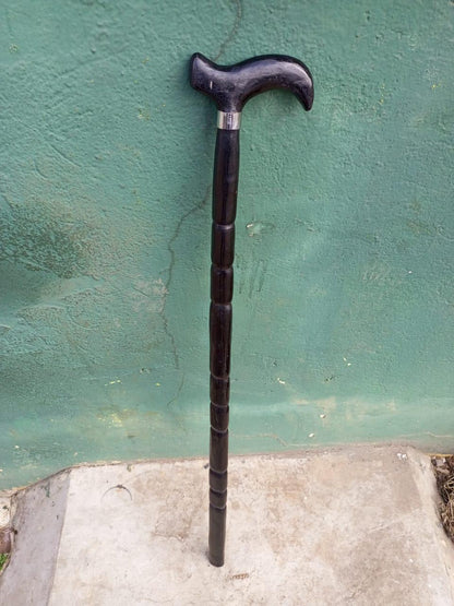 African wood Original Hiking Walking stick/Handmade Kenya Africa Ebony Hardwood UnisexCane/Hand designed Cane/ Wooden walking stick