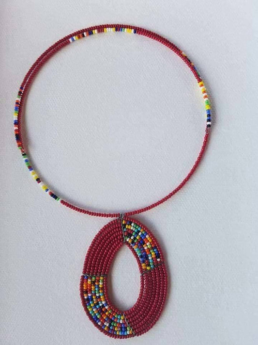 Boho Statement Jewelry/Colorful Seed Bead Necklace/Layered Necklace for Women/Gift for Her/Handmade Beaded Necklace/gift for women