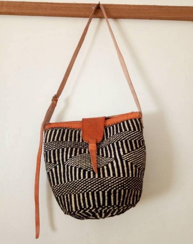 Handmade Woven Sisal Sling Bag - Boho Eco-Friendly Crossbody Bag | Sustainable Natural Fiber Purse | African Artisan Handcrafted Bag