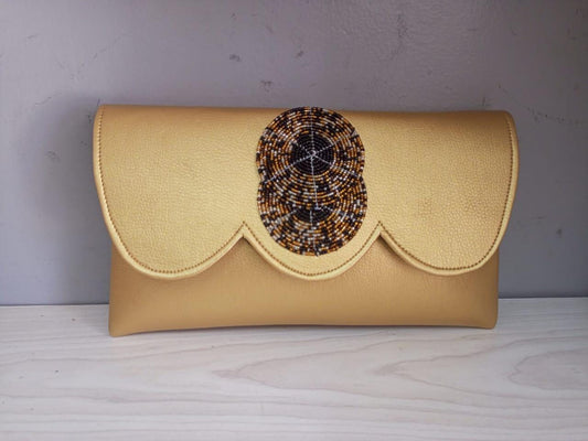 Gold leather African purses, bags,African bag, women purses , gift for her, christmas gift for loved ones,clutch bags, mother's day gifts