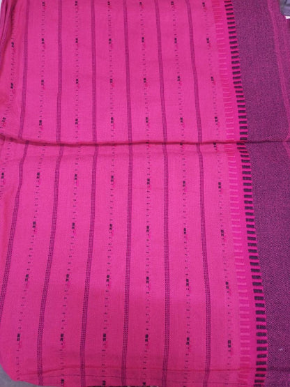Authentic Maasai Shuka Blanket - Traditional African Tribal Wrap, pink  and white  Safari Blanket for Home Décor or Outdoor Adventures
