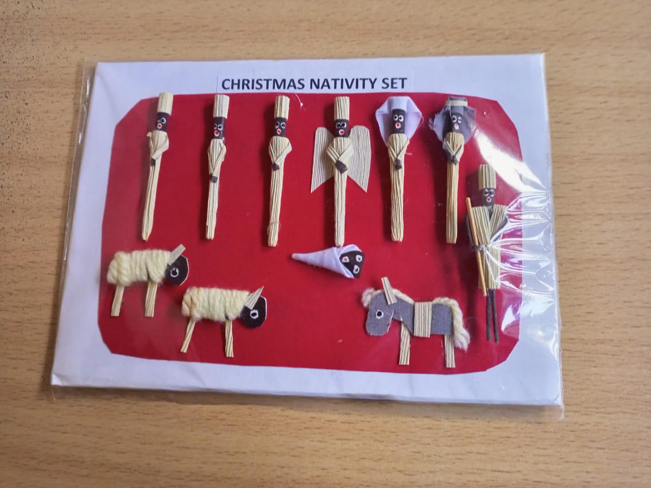 Handmade Nativity Christmas Card Set/Religious Holiday Cards/Christian GreetingCards/Unique Nativity Scene Art/Spiritual ChristmasStationery