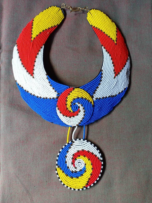 Boho Statement Jewelry/Colorful Seed Bead Necklace/Layered Necklace for Women/Gift for Her/Handmade Beaded Necklace/gift for women