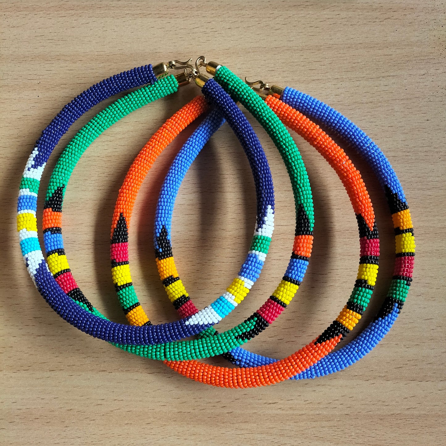 Boho Statement Jewelry/Colorful Seed Bead Necklace/Layered Necklace for Women/Gift for Her/Handmade Beaded Necklace/gift for women