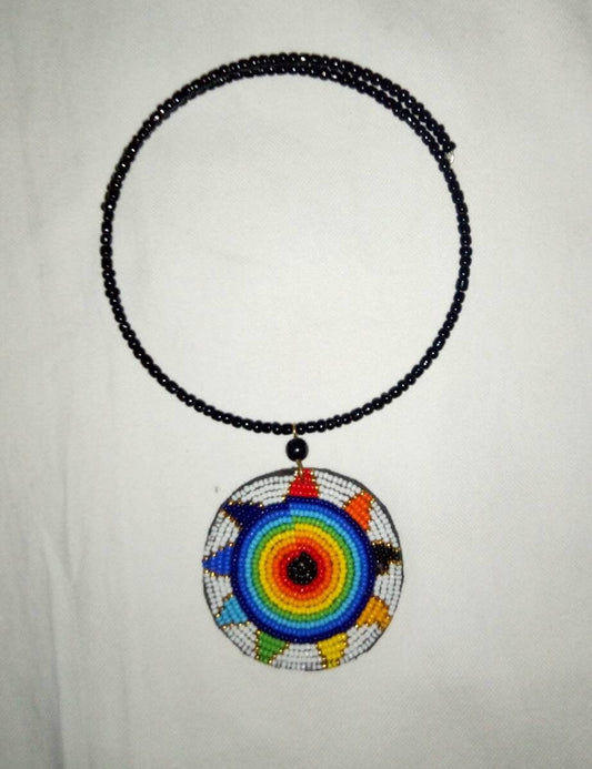 Boho Statement Jewelry/Colorful Seed Bead Necklace/Layered Necklace for Women/Gift for Her/Handmade Beaded Necklace/gift for women