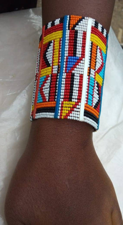 ON SALE: African beaded bracelet, maasai beaded bracelet, Christmas gift for her, long bracelet for women,African bracelet.