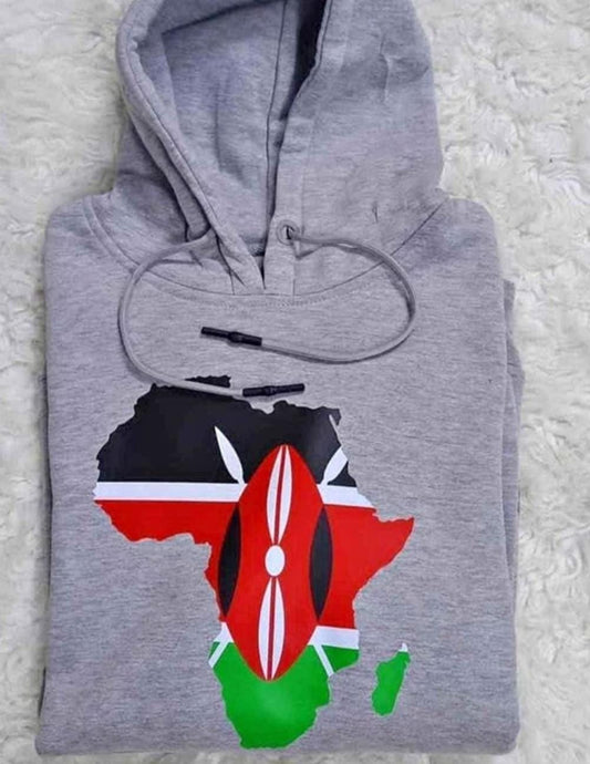 African unisex gray hood /Handmade Custom Winter Hood/Cozy, Warm/Cold Weather/Custom Winter Hood/Personalized Winter christmass gift