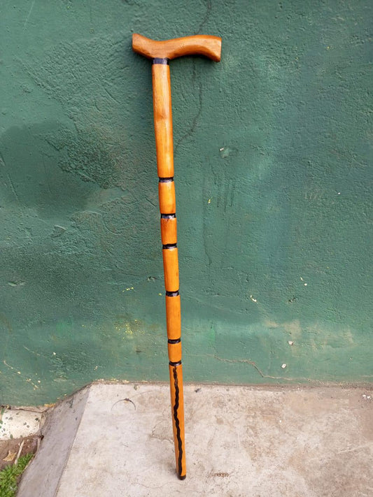 African wood Original Hiking Walking stick/Handmade Kenya Africa Mahogany Hardwood UnisexCane/Hand designed Cane/ Wooden walking stick
