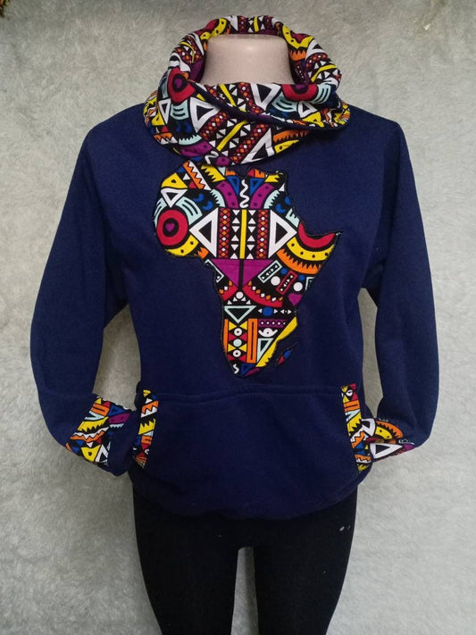African unisex hood/Handmade Custom Winter Hood/Warm jacket/Custom Winter Hood/Personalized Winter hood /christmass gift