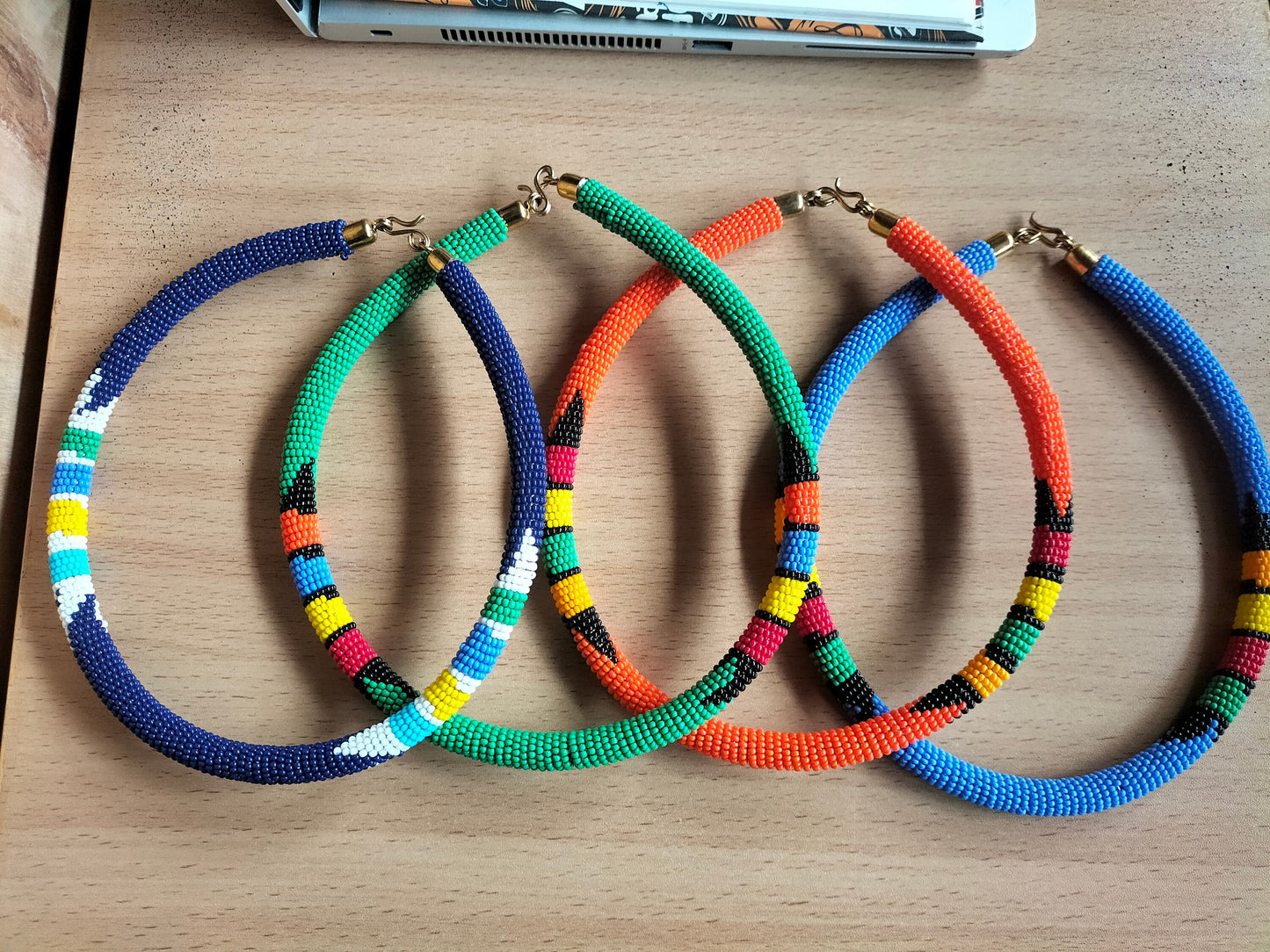 Boho Statement Jewelry/Colorful Seed Bead Necklace/Layered Necklace for Women/Gift for Her/Handmade Beaded Necklace/gift for women