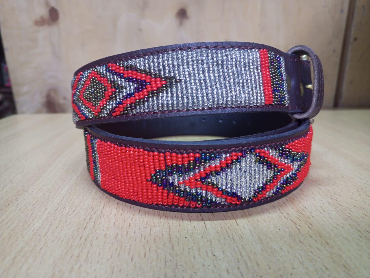 Maasai belt, Leather belt, Beaded belt, Handmade belt, Christmas gifts for loved ones African beaded belt, unisex belt, Casual belt, Boho