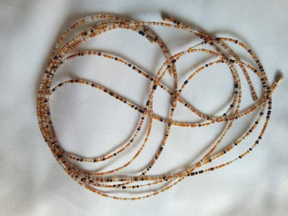 Handmade Waist Beads for Women/African Beaded Body Jewelry/Boho Style, Weight Loss, Belly Chain, Custom Size