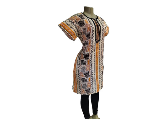 Authentic African Print Dress – Handmade Ankara Dress, Vibrant and Stylish, Perfect for Parties & Special Occasions