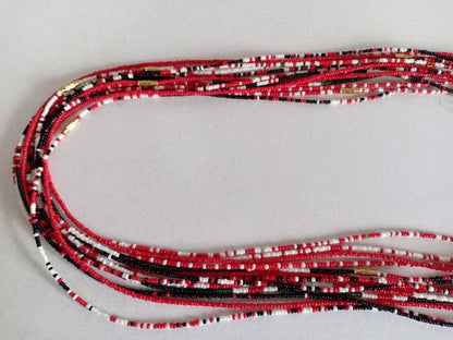 Handmade Waist Beads for Women/African Beaded Body Jewelry/Boho Style, Weight Loss, Belly Chain, Custom Size