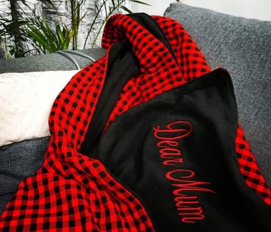 Authentic Maasai Shuka Blanket with Fleece Lining - Traditional African Wrap for Outdoor, Travel, Camping, and Home Decor"