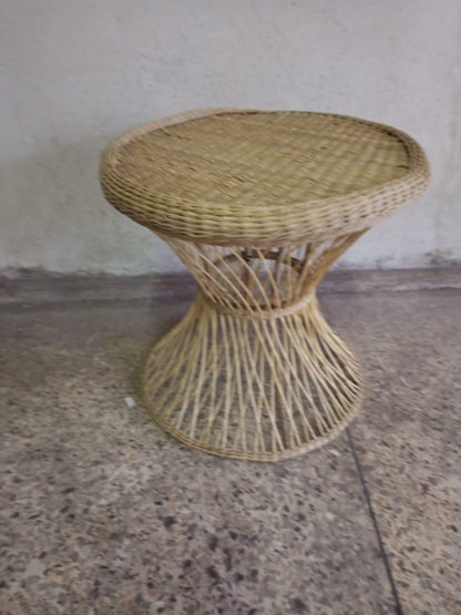 Free Shipping Handmade Malawi Cane stool/Boho African Chair for Living Room/Rustic African Woven Seat/Perfect for Indoor & Outdoor Spaces/