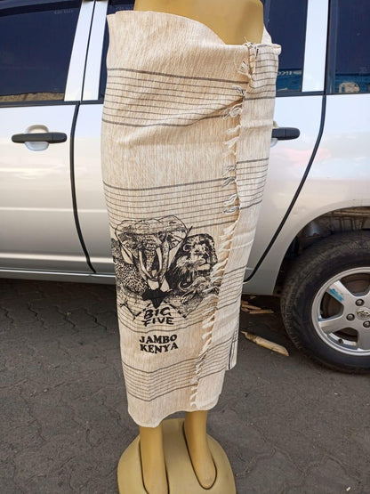 Hakuna Matata Authentic Kenyan Kikoy, Handwoven Wraps - Scarves & Beachwear, African Sarong, Beach Cover Up