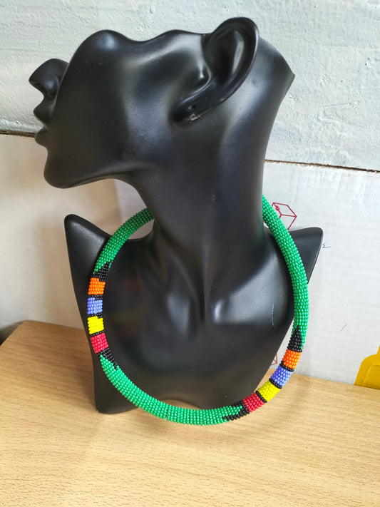 Boho Statement Jewelry/Colorful Seed Bead Necklace/Layered Necklace for Women/Gift for Her/Handmade Beaded Necklace/gift for women