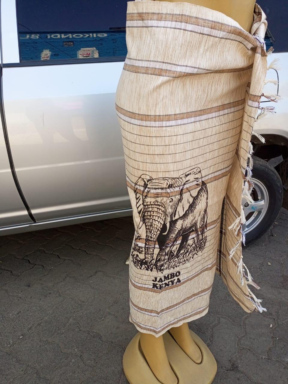 Hakuna Matata Authentic Kenyan Kikoy, Handwoven Wraps - Scarves & Beachwear, African Sarong, Beach Cover Up