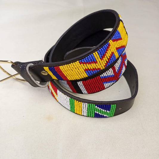 Maasai belt, Leather belt, Beaded belt, Handmade belt, Christmas gifts for loved ones African beaded belt, unisex belt, Casual belt, Boho