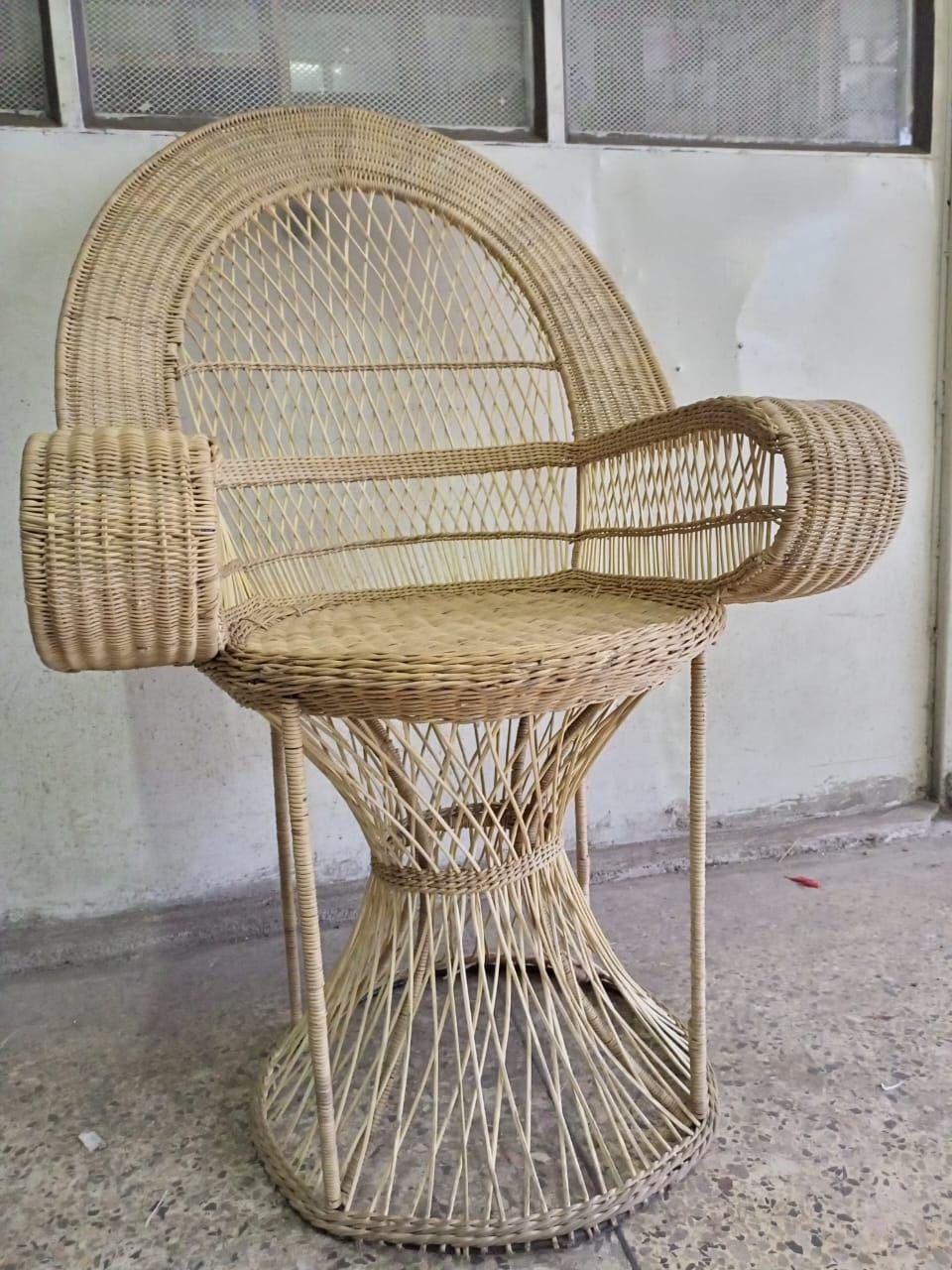 Free Shipping Handmade Malawi Cane Seat/Boho African Chair for Living Room/Rustic African Woven Seat/Perfect for Indoor & Outdoor Spaces/