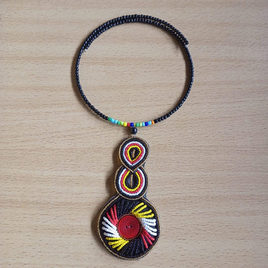 Boho Statement Jewelry/Colorful Seed Bead Necklace/Layered Necklace for Women/Gift for Her/Handmade Beaded Necklace/gift for women