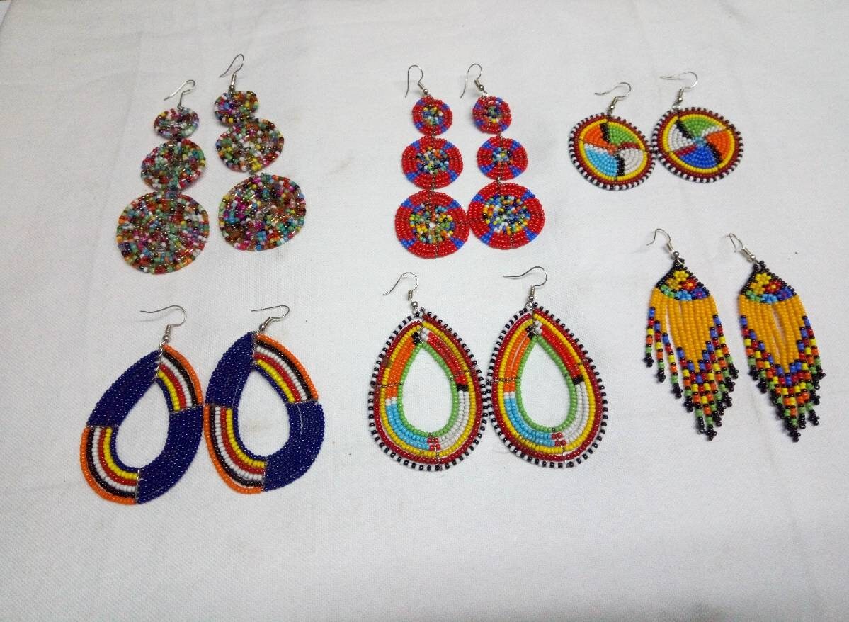 Colorful Boho Style Jewelry/Seed Bead Dangle Earrings for women/Lightweight & Trendy Giftgift for women