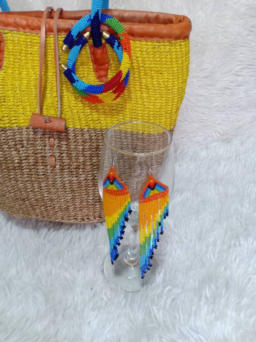 Handmade Woven Sisal Sling Bag - Boho Eco-Friendly Crossbody Bag | Sustainable Natural Fiber Purse | African Artisan Handcrafted Bag