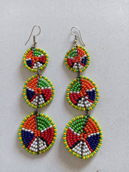 Colorful Boho Style Jewelry/Seed Bead Dangle Earrings for women/Lightweight & Trendy Giftgift for women