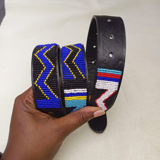 Maasai belt, Leather belt, Beaded belt, Handmade belt, Christmas gifts for loved ones African beaded belt, unisex belt, Casual belt, Boho
