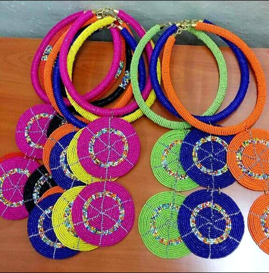 Boho Statement Jewelry/Colorful Seed Bead Necklace/Layered Necklace for Women/Gift for Her/Handmade Beaded Necklace/gift for women