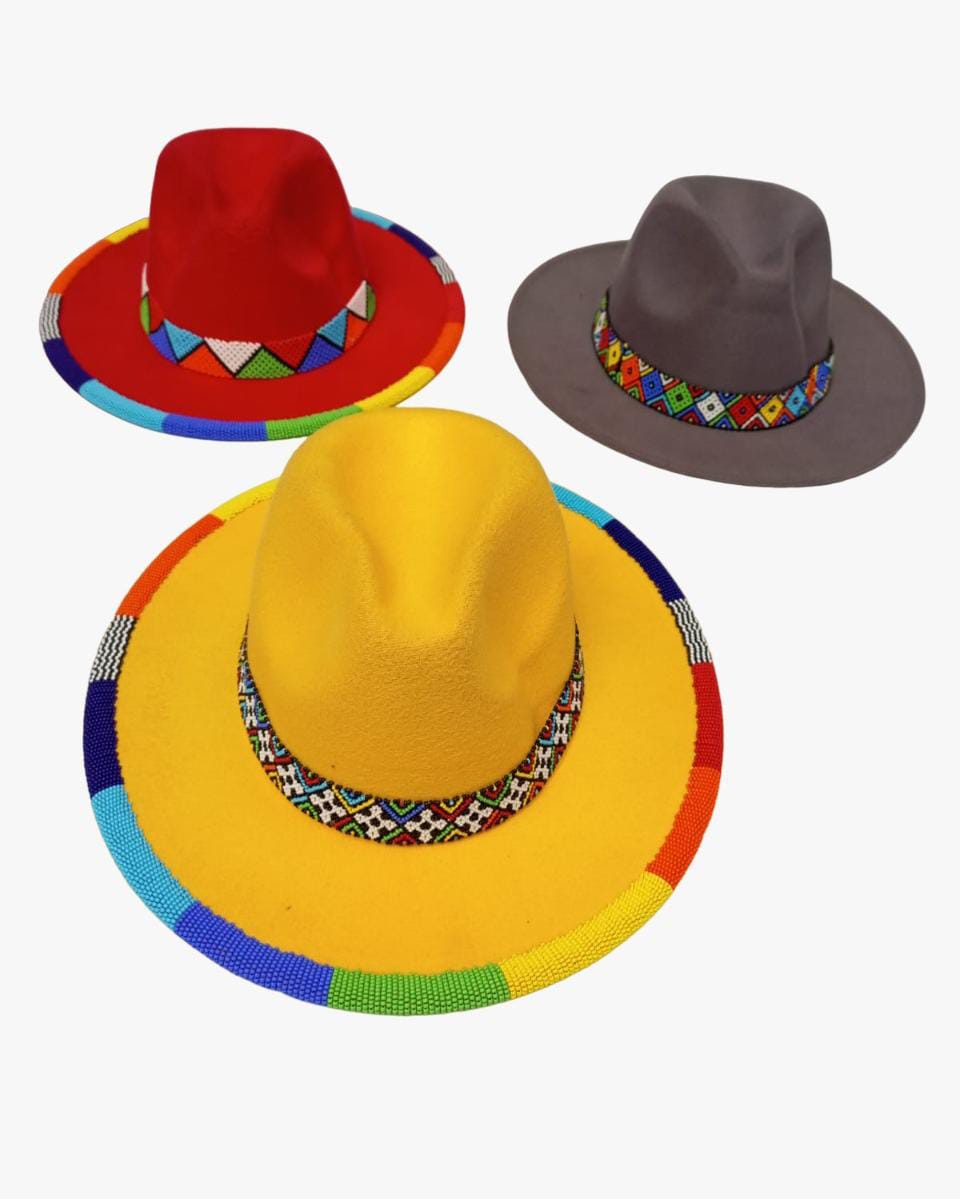 Beaded Fedora Hats