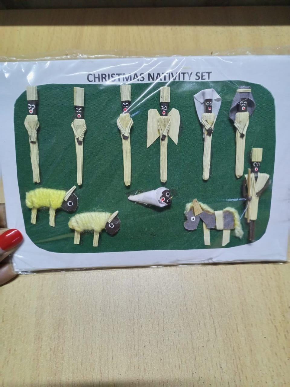 Handmade Nativity Christmas Card Set/Religious Holiday Cards/Christian GreetingCards/Unique Nativity Scene Art/Spiritual ChristmasStationery