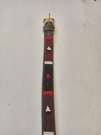 African Beaded Collar, Handmade Dog Collar , Maasai collar, Leather collar, Pet Gift, Christmas gift, Pet collar, Dog leash, Pet lead