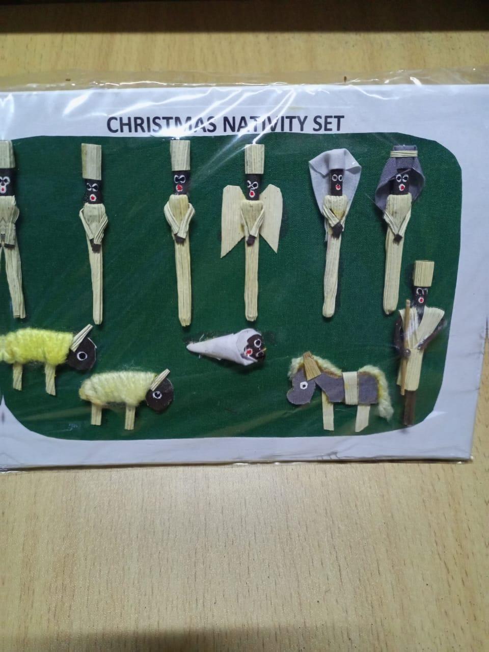Handmade Nativity Christmas Card Set/Religious Holiday Cards/Christian GreetingCards/Unique Nativity Scene Art/Spiritual ChristmasStationery
