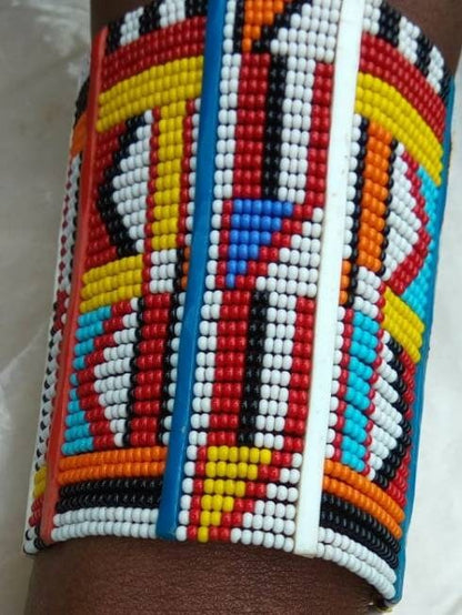 ON SALE: African beaded bracelet, maasai beaded bracelet, Christmas gift for her, long bracelet for women,African bracelet.