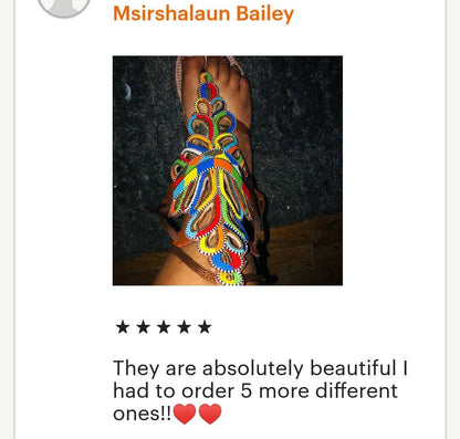 Handmade African Beaded Sandals/Authentic Maasai-Style Leather Flip-Flops Women/Boho Beach Sandals/Comfortable Summer Sandal African Gifts